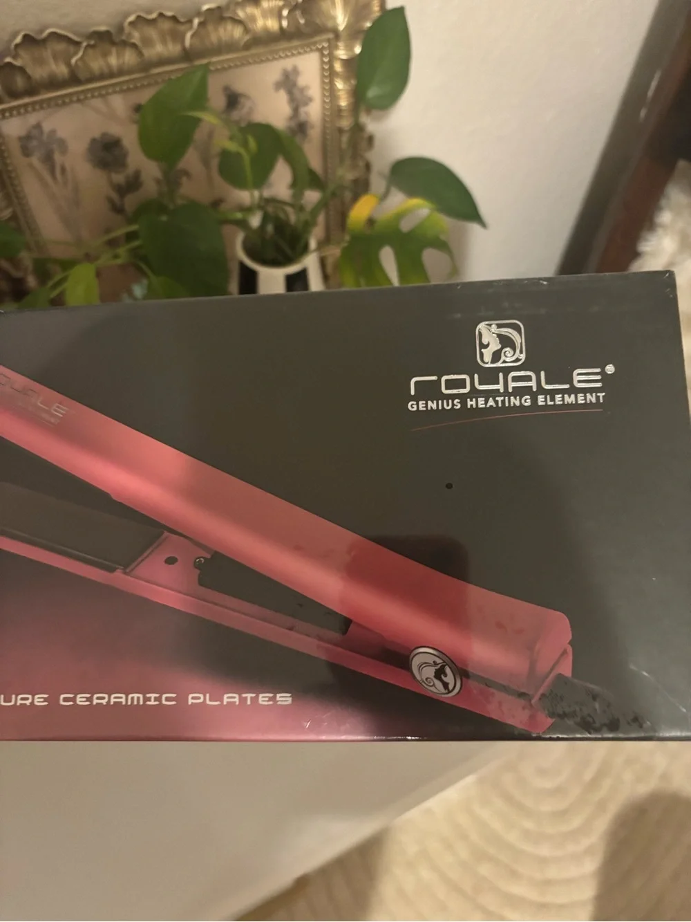 Pink Ceramic Hair Straightener - 1.25